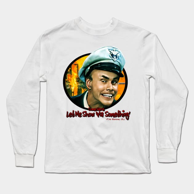 The Fire Marshall Long Sleeve T-Shirt by iCONSGRAPHICS